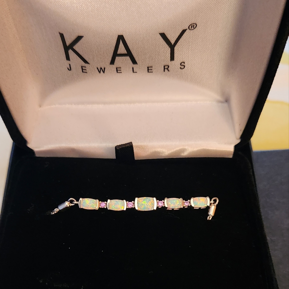 Kay Jewlers Opal bracelet